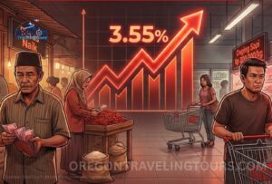 Inflasi Indonesia Naik ke 3,55%, Daya Beli Tertekan