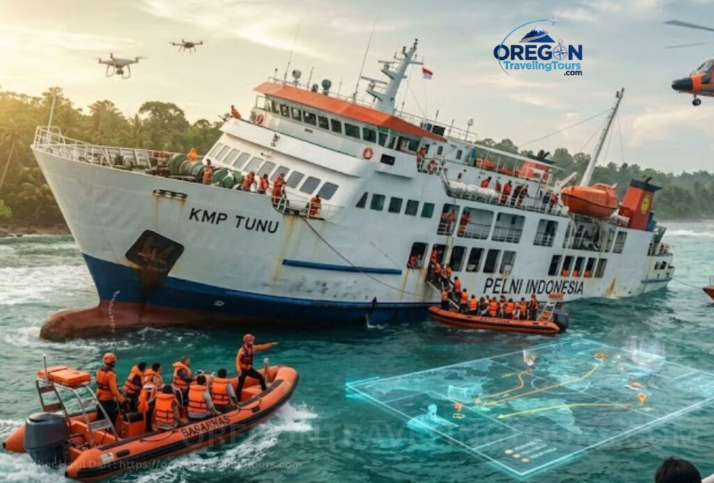 Strategi Lengkap Evakuasi KMP Tunu yang Kandas di Perairan Timur